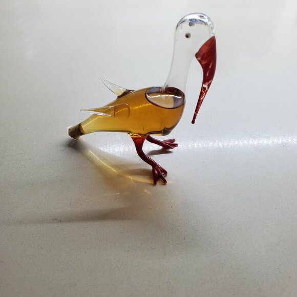 VINTAGE GLASS BIRD - Picture 3 of 3